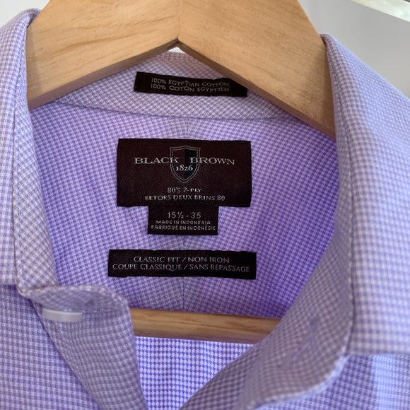 Button Down - Purple size L Brand: Black Brown 1826 - Picture 5 of 11